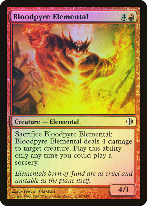 Bloodpyre Elemental\nShards of Alara\nSingle\nMagic The Gathering