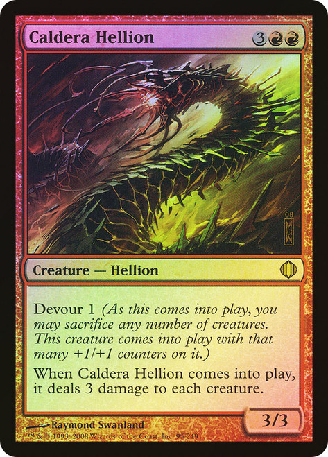 Caldera Hellion\nShards of Alara\nSingle\nMagic The Gathering
