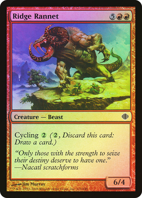 Ridge Rannet\nShards of Alara\nSingle\nMagic The Gathering