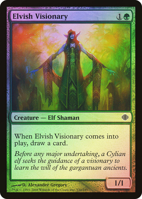 Elvish Visionary\nShards of Alara\nSingle\nMagic The Gathering