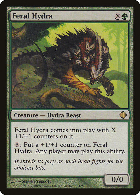 Feral Hydra\nShards of Alara\nSingle\nMagic The Gathering
