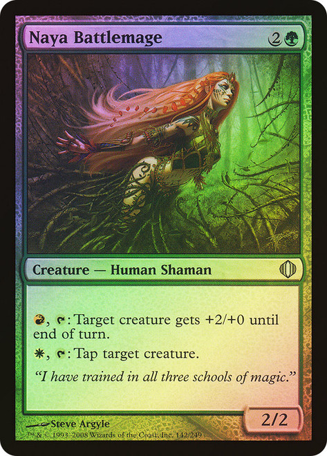 Naya Battlemage\nShards of Alara\nSingle\nMagic The Gathering