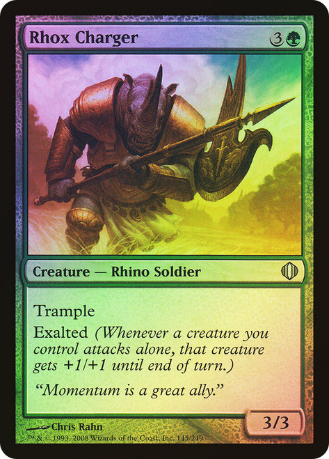 Rhox Charger\nShards of Alara\nSingle\nMagic The Gathering