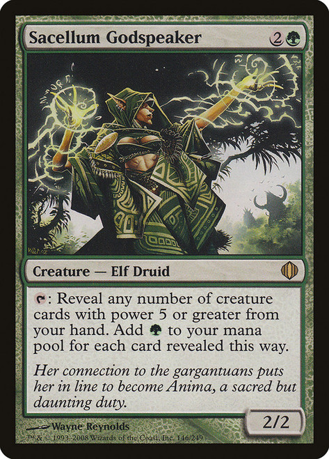 Sacellum Godspeaker\nShards of Alara\nSingle\nMagic The Gathering
