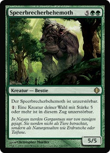 Spearbreaker Behemoth
Shards of Alara - German
Single
Magic The Gathering
