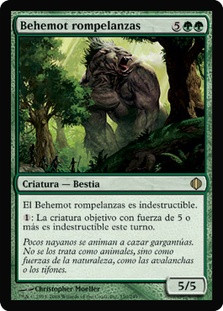 Spearbreaker Behemoth
Shards of Alara - Spanish
Single
Magic The Gathering