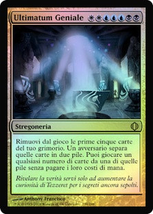 Brilliant Ultimatum
Shards of Alara (Foil) - Italian
Single
Magic The Gathering