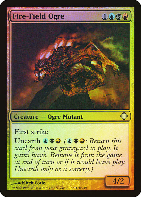 Fire-Field Ogre\nShards of Alara\nSingle\nMagic The Gathering