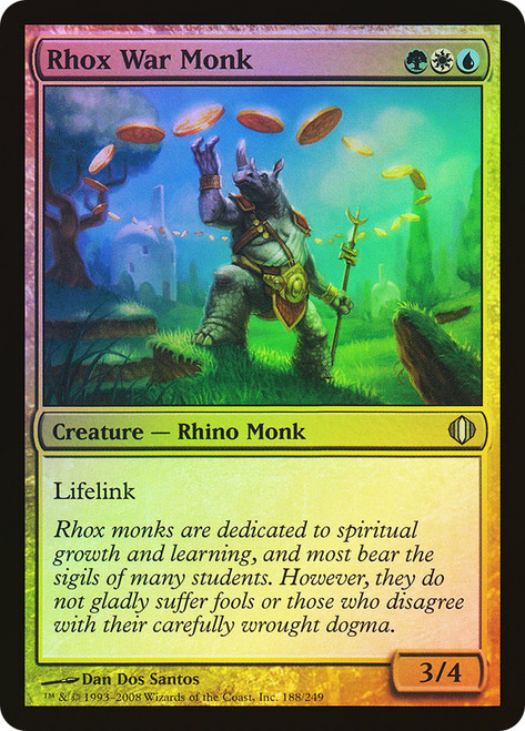 Rhox War Monk\nShards of Alara\nSingle\nMagic The Gathering