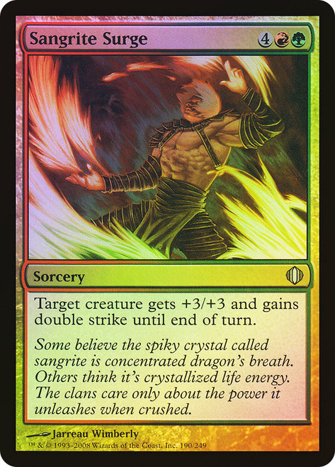 Sangrite Surge\nShards of Alara\nSingle\nMagic The Gathering
