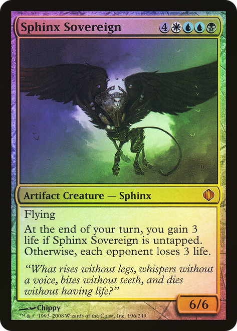 Sphinx Sovereign\nShards of Alara\nSingle\nMagic The Gathering
