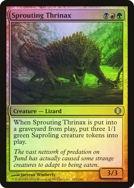 Sprouting Thrinax\nShards of Alara\nSingle\nMagic The Gathering