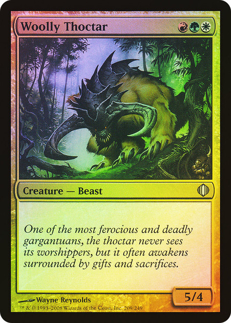 Woolly Thoctar\nShards of Alara\nSingle\nMagic The Gathering