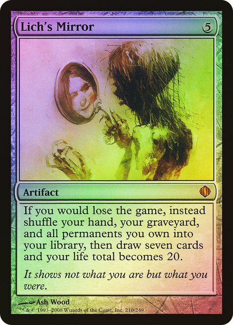 Lich's Mirror\nShards of Alara\nSingle\nMagic The Gathering