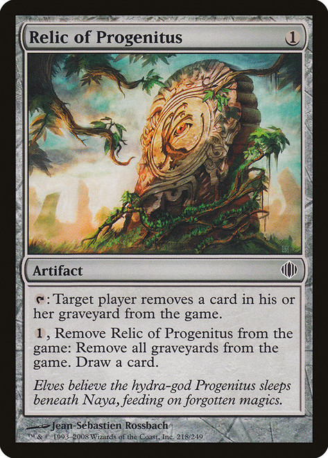 Relic of Progenitus\nShards of Alara\nSingle\nMagic The Gathering