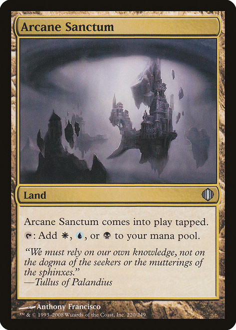 Arcane Sanctum\nShards of Alara\nSingle\nMagic The Gathering
