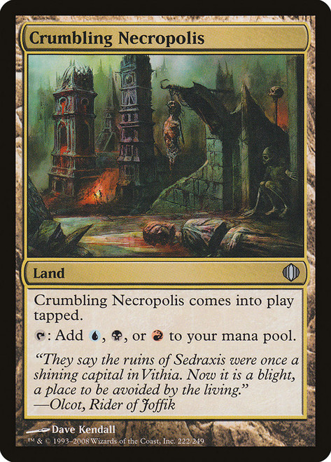 Crumbling Necropolis\nShards of Alara\nSingle\nMagic The Gathering
