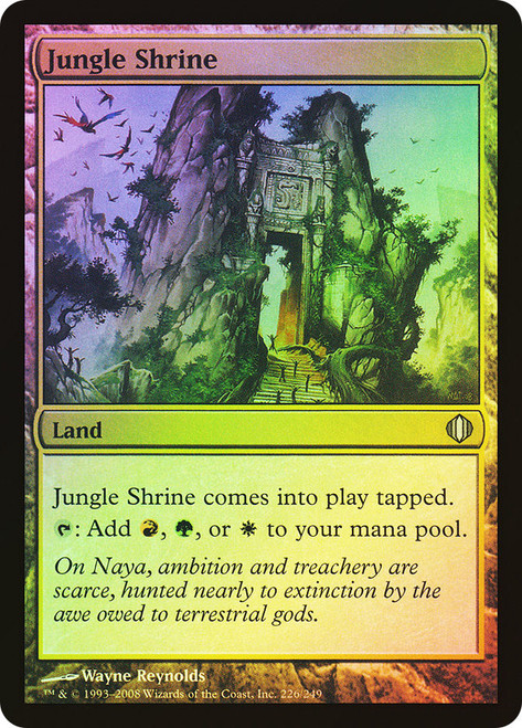 Jungle Shrine\nShards of Alara\nSingle\nMagic The Gathering