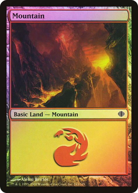 Mountain (#243)\nShards of Alara\nSingle\nMagic The Gathering