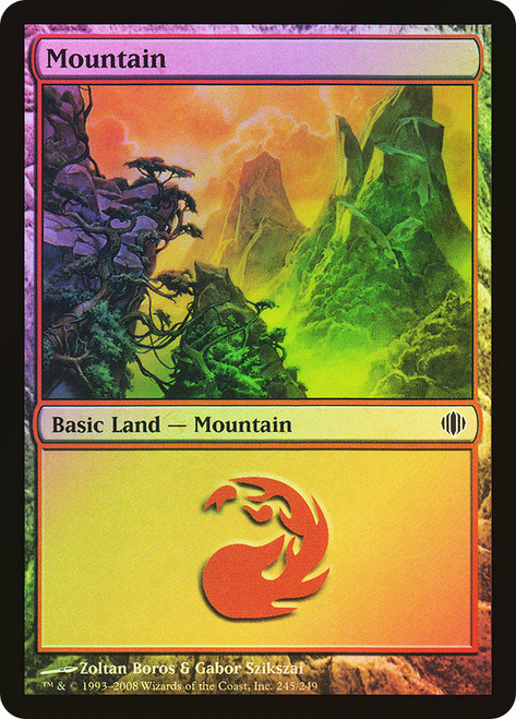 Mountain (#245)\nShards of Alara\nSingle\nMagic The Gathering