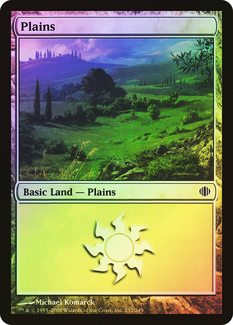 Plains (#232)\nShards of Alara\nSingle\nMagic The Gathering