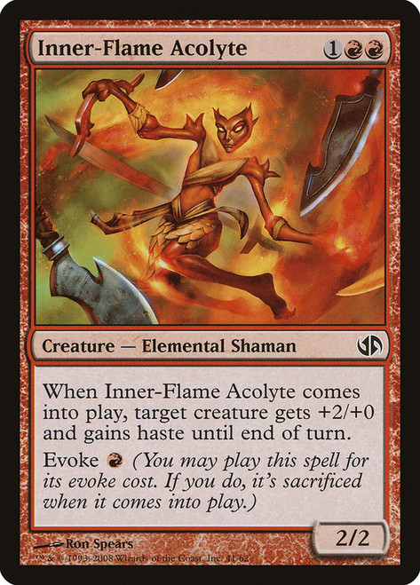 Inner-Flame Acolyte\nDuel Decks: Jace vs. Chandra\nSingle\nMagic The Gathering