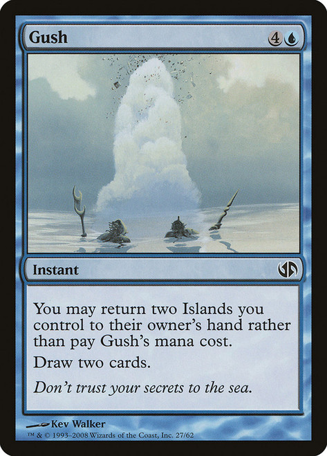 Gush\nDuel Decks: Jace vs. Chandra\nSingle\nMagic The Gathering