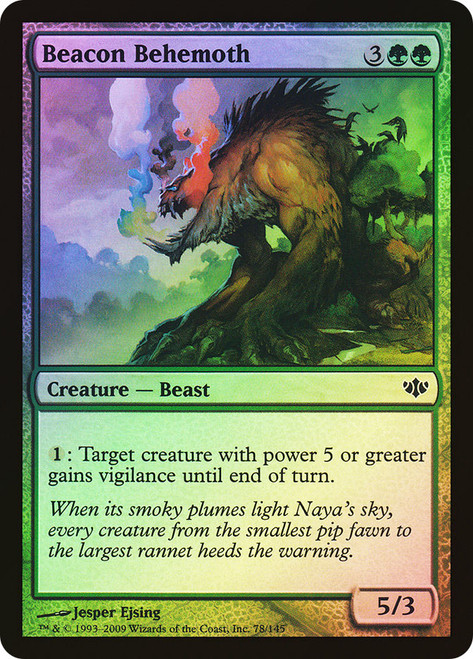 Beacon Behemoth\nConflux\nSingle\nMagic The Gathering