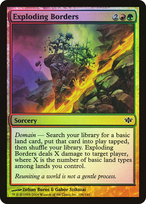 Exploding Borders\nConflux\nSingle\nMagic The Gathering