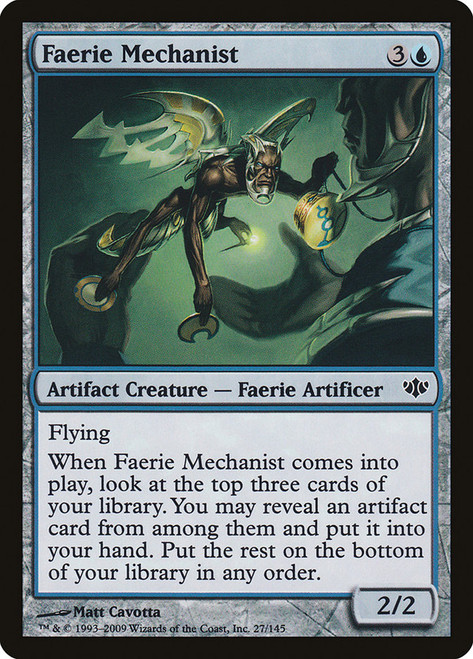 Faerie Mechanist\nConflux\nSingle\nMagic The Gathering
