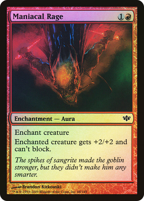 Maniacal Rage\nConflux\nSingle\nMagic The Gathering