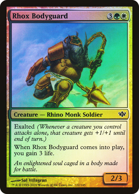 Rhox Bodyguard\nConflux\nSingle\nMagic The Gathering