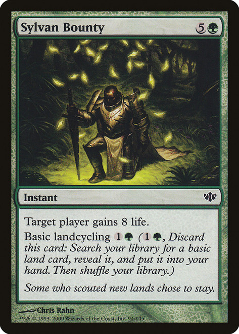 Sylvan Bounty\nConflux\nSingle\nMagic The Gathering