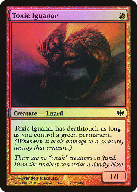 Toxic Iguanar\nConflux\nSingle\nMagic The Gathering