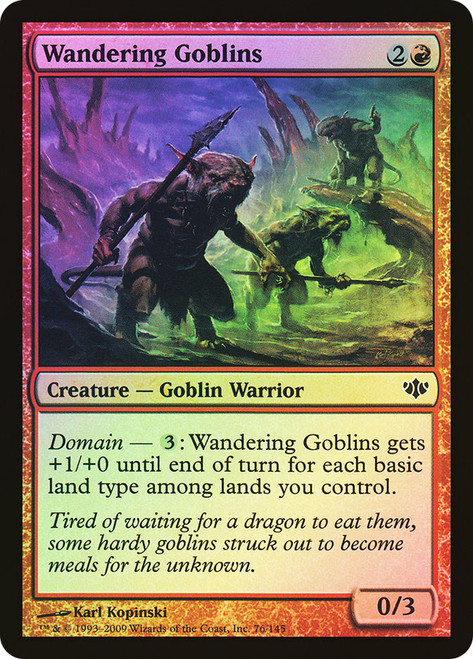Wandering Goblins\nConflux\nSingle\nMagic The Gathering