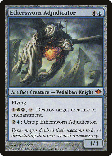 Ethersworn Adjudicator\nConflux\nSingle\nMagic The Gathering