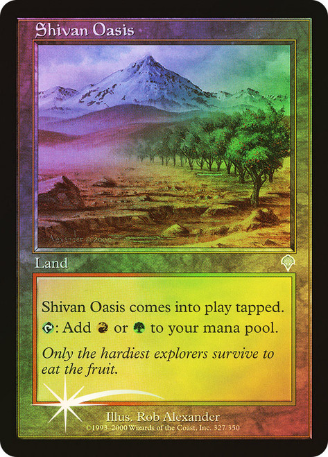 Shivan Oasis\nInvasion\nSingle\nMagic The Gathering