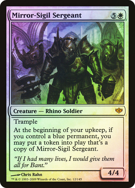 Mirror-Sigil Sergeant\nConflux\nSingle\nMagic The Gathering