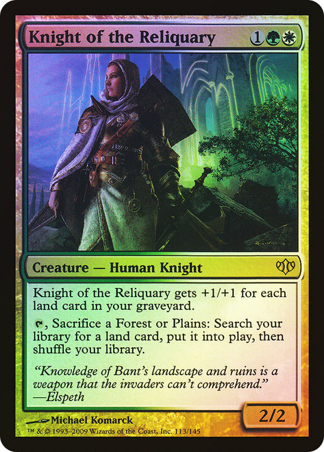 Knight of the Reliquary\nConflux\nSingle\nMagic The Gathering