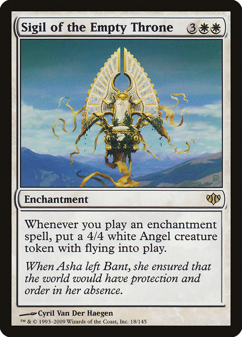 Sigil of the Empty Throne\nConflux\nSingle\nMagic The Gathering