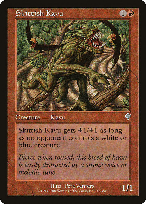 Skittish Kavu\nInvasion\nSingle\nMagic The Gathering