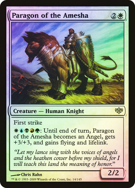Paragon of the Amesha\nConflux\nSingle\nMagic The Gathering