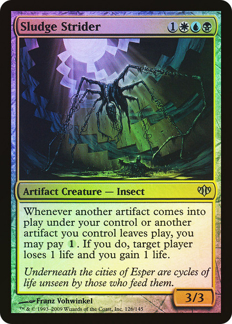 Sludge Strider\nConflux\nSingle\nMagic The Gathering