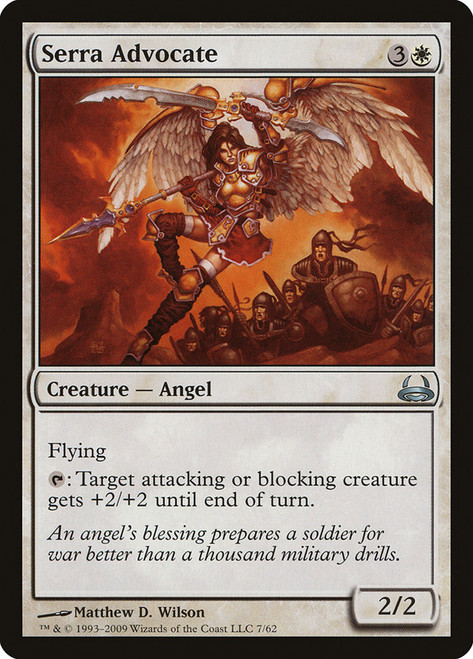 Serra Advocate\nDuel Decks: Divine vs. Demonic\nSingle\nMagic The Gathering