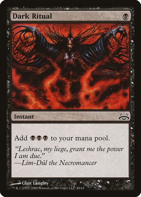Dark Ritual\nDuel Decks: Divine vs. Demonic\nSingle\nMagic The Gathering