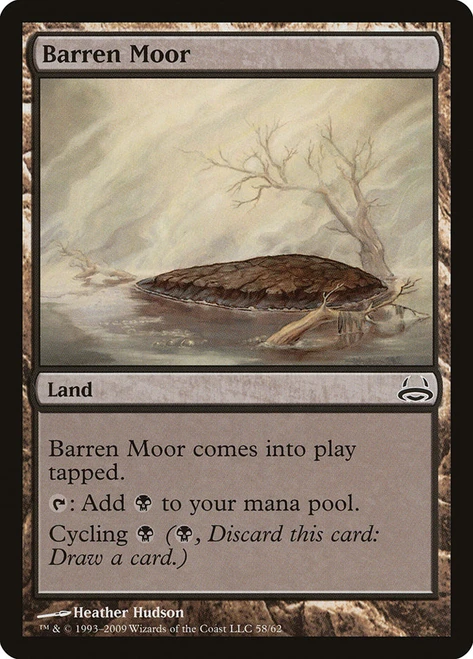 Barren Moor\nDuel Decks: Divine vs. Demonic\nSingle\nMagic The Gathering
