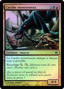 Monstrous Carabid
Alara Reborn (Foil) - French
Single
Magic The Gathering