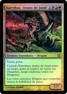 Karrthus, Tyrant of Jund
Alara Reborn (Foil) - Spanish
Single
Magic The Gathering