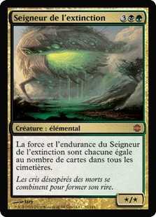 Lord of Extinction
Alara Reborn - French
Single
Magic The Gathering