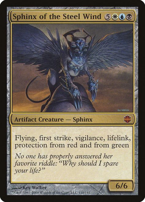 Sphinx of the Steel Wind\nAlara Reborn\nSingle\nMagic The Gathering